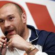Tyson Fury during the press conference