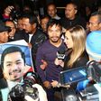 Manny Pacquiao arrives Los Angeles for his final fight