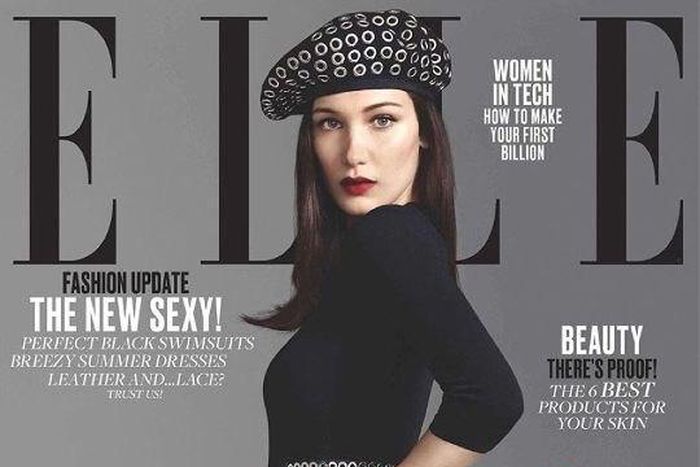 Bella Hadid covers Elle USA June 2016 issue