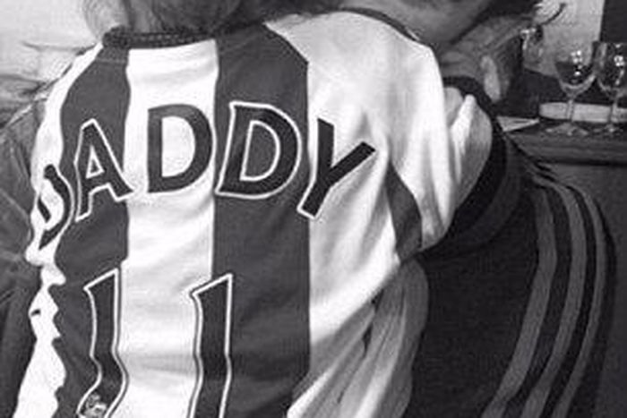 Adam Johnson and daughter