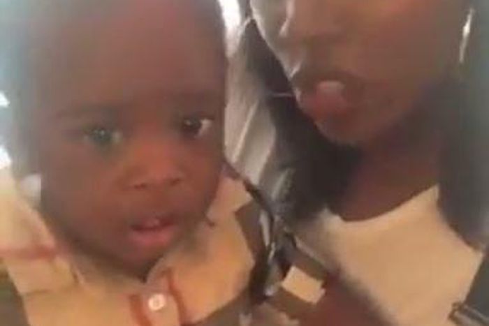 Tiwa Savage & son singing