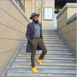 Noble Igwe in smart casual outfit