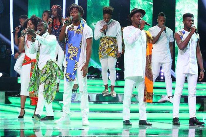 Final 16 perform Timi Dakolo's "Great Nation"