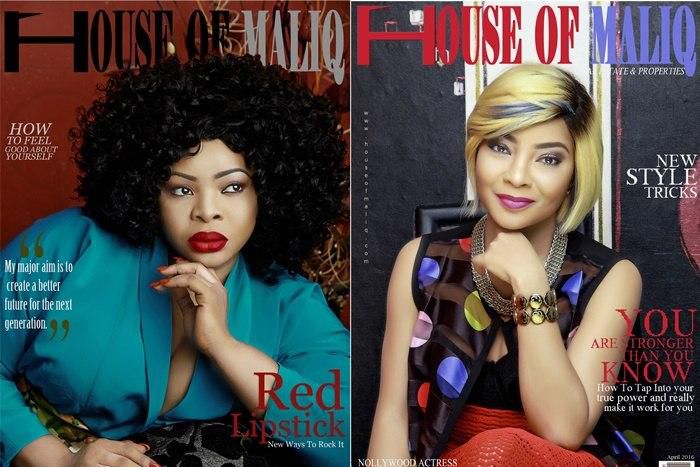 Linda Ejiofor and Dayo Amusa on the cover of House of Maliq