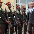 Burundi's President Pierre Nkurunziza walks during a ceremony in tribute to the former late President Colonel Jean-Baptiste Bagaza at the national congress palace in Bujumbura, Burundi May 16, 2016.