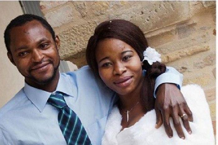 The murdered Emmanuel Chidi and fiancee, Chinyere