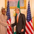 President Buhari and U.S Secretary of State, John Kerry