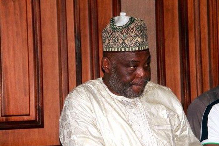 Raymond Dokpesi in court during his trial on December 14, 2015.