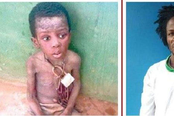 The wicked father, Pastor Francis Taiwo and his son, Korede