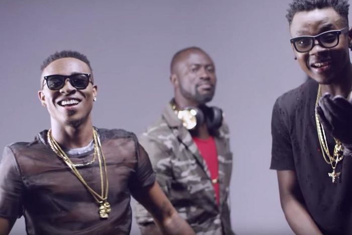 Suagrboy, DJ Shabsy and Kiss Daniel.