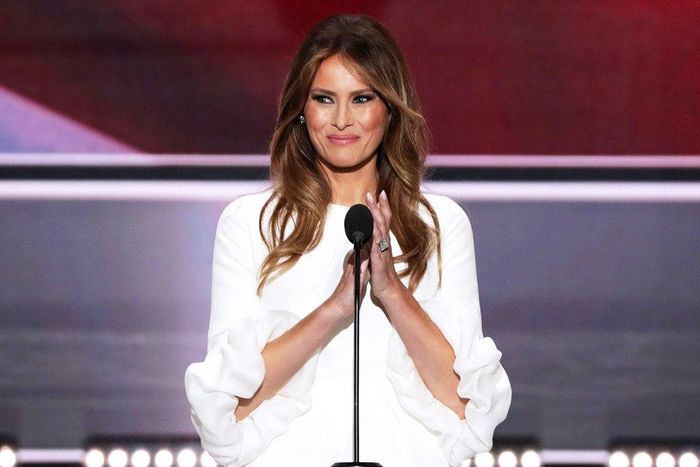 Melania Trump at the Republican National Convention on Monday, July 18, 2016.