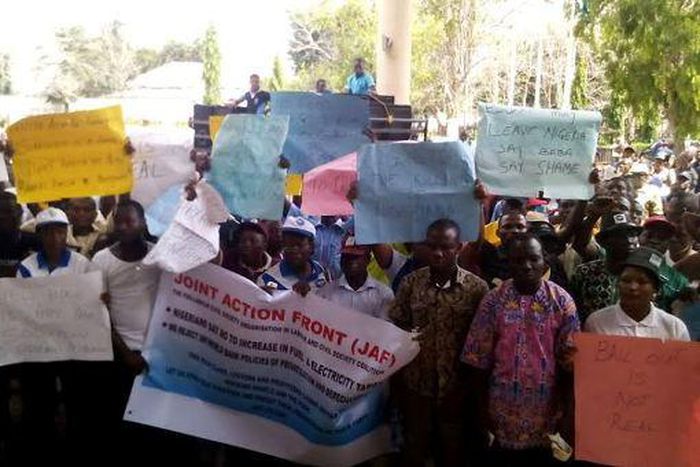 NLC protest in Ekiti state