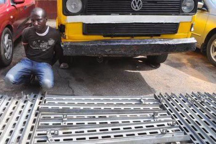 The suspect, Ademola Ibrahim