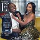 IK Osakioduwa and Minnie Dlamini on cover of Exquisite magazine