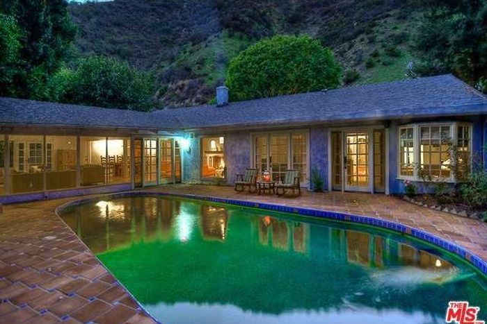 Salma Hayek's mid-century home