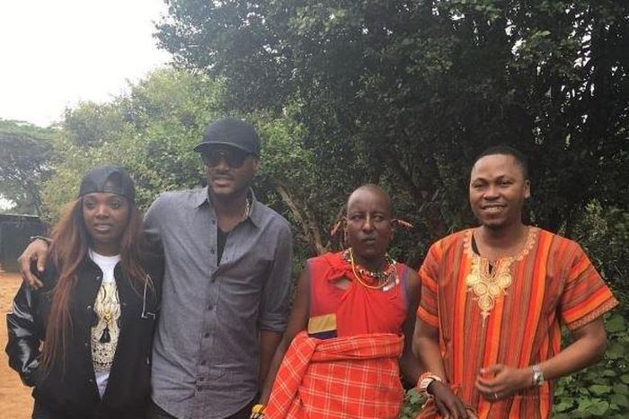 2Face and wife enjoy safari in Kenya
