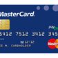 Sample MasterCard-issued payment card