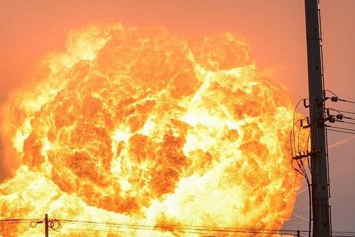 A woman allegedly set a factory ablaze in China