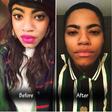 Mickailia Ila Adu before and after photos