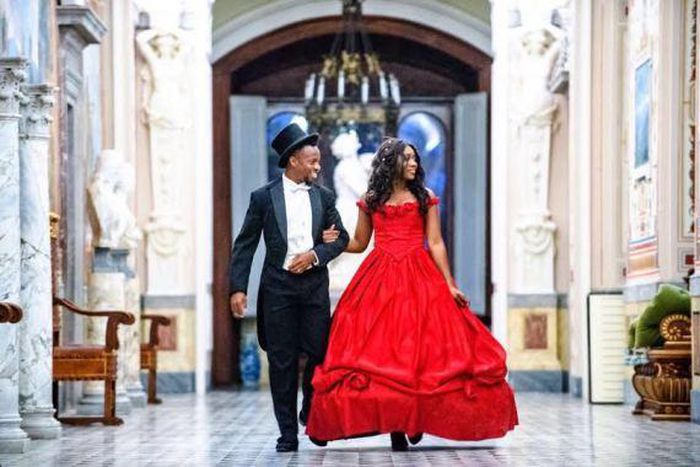 Ogenyi Onazi and Sandra Ogunsuyi