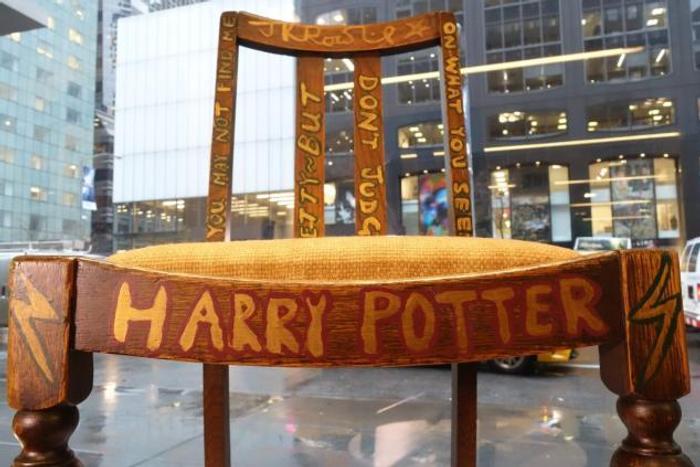 Chair author sat on while she wrote Harry Potter books sells for 150 million Naira