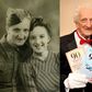 Roy and Nora in 1944 and 72 years later