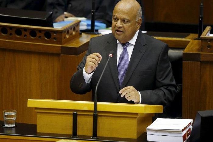 South Africa's Finance Minister Pravin Gordhan delivers his 2016 budget address to the parliament in Cape Town, February 24, 2016. REUTERS/Mike Hutchings