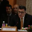 Libyan Prime Minister-designate Fayez Seraj speaks during the 8th ministerial meeting of Libya's neighbouring countries in Tunis, Tunisia March 22, 2016.