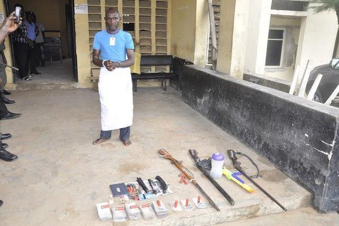 The suspect, Mba Akachukwu