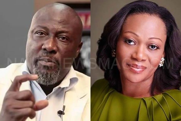 Senators Dino Melaye and Remi Tinubu