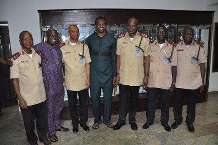 FRSC gets a courtesy visit from Kanu Nwankwo