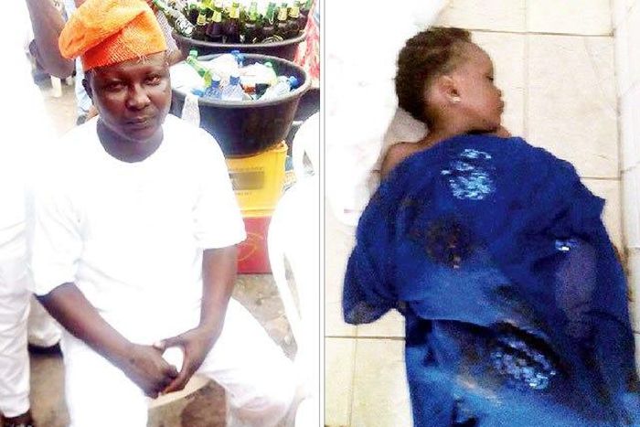 Ibrahim and his daughter, Rodiat