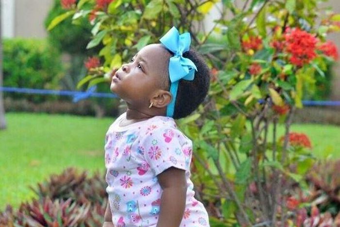 Davido shares photo of his daughter