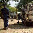 A policeman walks at the crime scene where Burundian General Athanase Kararuza was attacked and killed by unknown gunmen in Ntahangwa commune, north of the capital Bujumbura, April 25, 2016.