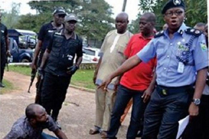 The captured rapist, Alhaji Saheed Tijani