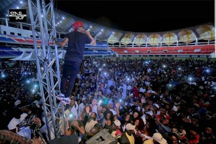 Wizkid at Heroes Stadium, Lusaka
