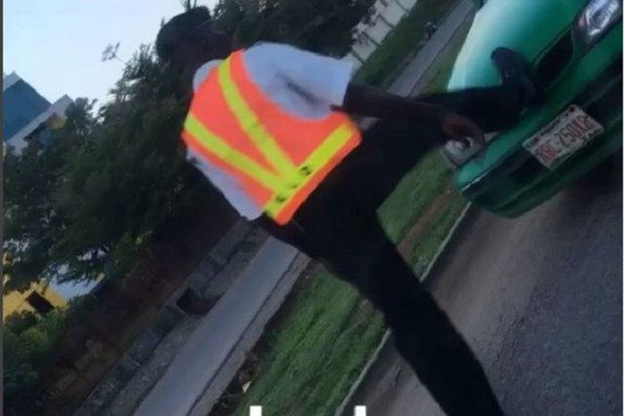 A VIO operative at work