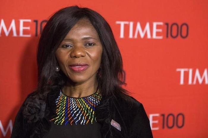 Honoree and human rights lawyer, Thuli Madonsela arrives at the Time 100 gala celebrating the magazine's naming of the 100 most influential people in the world for the past year, in New York April 29, 2014.