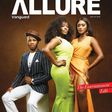 Morris K. Sesay, Meg Otanwa and Linda Osifo on the cover of Vanguard Allure magazine