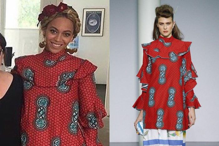 Queen of pop stuns in Stella Jean