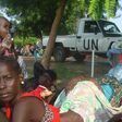 This image provided by UNMISS on July 11, 2016 shows displaced women, men and children taking shelter at the UN compound in Tomping area in Juba 