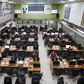 Traders take a break at the trading floor of the Nigerian Stock Exchange in Lagos, Nigeria February 10, 2016. REUTERS/Akintunde Akinleye