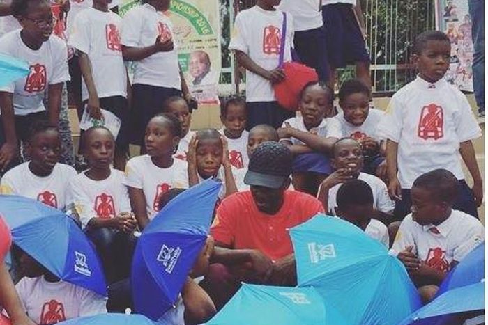 Korede Bello walks for charity