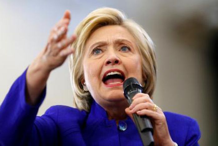 U.S. Democratic presidential candidate Hillary Clinton speaks during a campaign stop in Long Beach, California, United States June 6, 2016.