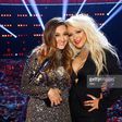 Alisan Porter and Christina Aguilera
