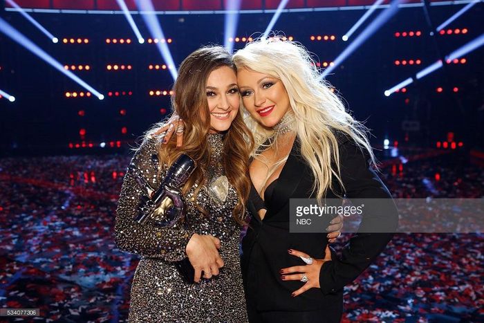 Alisan Porter and Christina Aguilera
