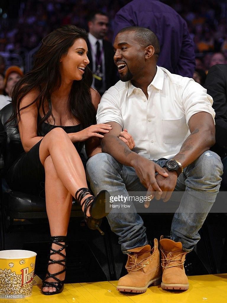 Kim Kardashian and Kanye West