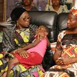 Lagos State first lady, Bolanle Ambode and widow of ex-LG boss, Mrs Rachael Adepitan