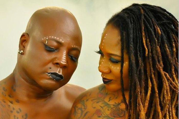 Charly Boy and Diane Oputa