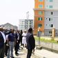 Governor Ambode inspecting the site of the collapsed building